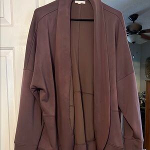 Maurices Deep Purple Open Front Jacket
